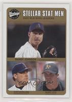 Stellar Stat Men - Curt Schilling, Barry Zito, Randy Johnson