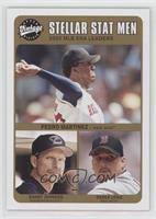 Stellar Stat Men - Randy Johnson, Pedro Martinez, Derek Lowe