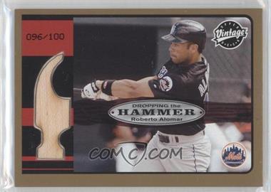 2003 Upper Deck Vintage - Dropping the Hammer - Gold #DH-RA - Roberto Alomar /100