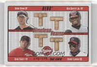 Barry Larkin, Adam Dunn, Sean Casey, Ken Griffey Jr. #/175