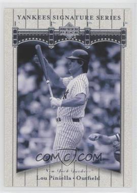 2003 Upper Deck Yankees Signature Series - [Base] #55 - Lou Piniella