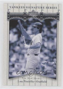 2003 Upper Deck Yankees Signature Series - [Base] #55 - Lou Piniella