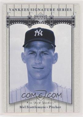 2003 Upper Deck Yankees Signature Series - [Base] #58 - Mel Stottlemyre