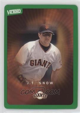 2003 Victory - [Base] - Green #79 - J.T. Snow