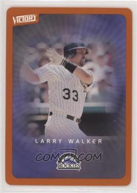 2003 Victory - [Base] - Orange #33 - Larry Walker