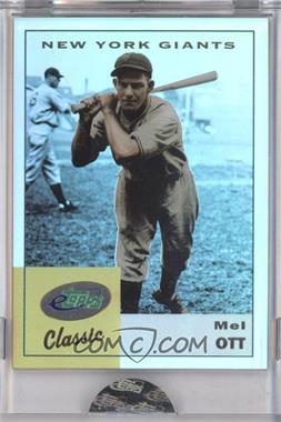 2003 eTopps Classic - [Base] #ETC38 - Mel Ott /917 [Uncirculated]