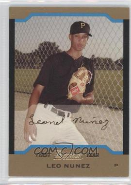 2004 Bowman - [Base] - Gold #288 - First Year - Leo Nunez