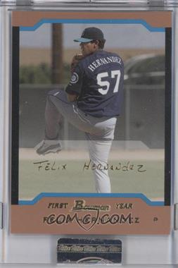 2004 Bowman - [Base] - The Pit Rose Gold #224 - First Year - Felix Hernandez