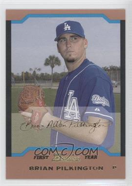 2004 Bowman - [Base] - The Pit Rose Gold #319 - First Year - Brian Pilkington