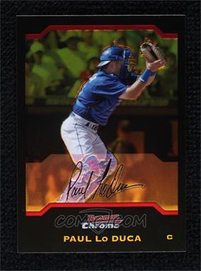 2004 Bowman Chrome - [Base] - Gold Refractor #122 - Paul Lo Duca /50