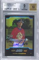 First Year Autograph - Juan Cedeno [BGS 9 MINT] #/50