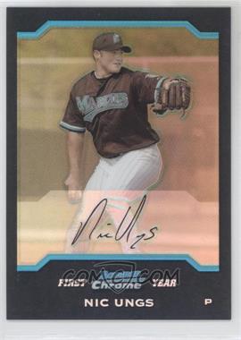 2004 Bowman Chrome - [Base] - Refractor #186 - First Year - Nic Ungs