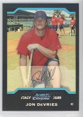 2004 Bowman Chrome - [Base] - Refractor #304 - First Year - Jon DeVries