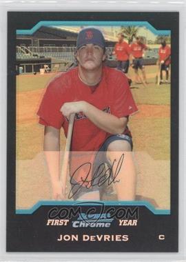 2004 Bowman Chrome - [Base] - Refractor #304 - First Year - Jon DeVries