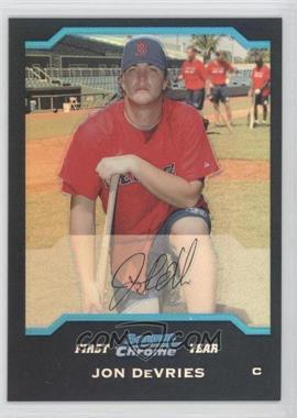 2004 Bowman Chrome - [Base] - Refractor #304 - First Year - Jon DeVries