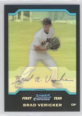 2004 Bowman Chrome - [Base] - Refractor #327 - First Year - Brad Vericker