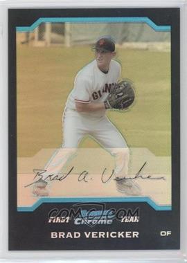 2004 Bowman Chrome - [Base] - Refractor #327 - First Year - Brad Vericker