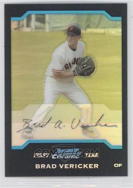 2004 Bowman Chrome - [Base] - Refractor #327 - First Year - Brad Vericker