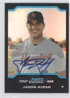 First Year Autograph - Jason Hirsh