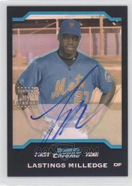 2004 Bowman Chrome - [Base] - Refractor #343 - First Year Autograph - Lastings Milledge