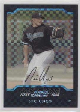 2004 Bowman Chrome - [Base] - X-Fractor #186 - First Year - Nic Ungs /172