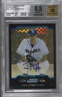 First Year Autograph - Tim Stauffer [BGS 8.5 NM‑MT+]