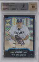 First Year Autograph - Tim Stauffer [BGS 9 MINT]