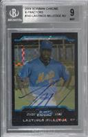 First Year Autograph - Lastings Milledge [BGS 9 MINT]