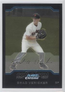 2004 Bowman Chrome - [Base] #327 - First Year - Brad Vericker