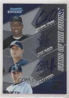 Tim Stauffer, Delmon Young, Kyle Sleeth