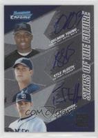 Tim Stauffer, Delmon Young, Kyle Sleeth [EX to NM]