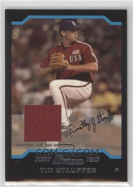 2004 Bowman Draft Picks & Prospects - [Base] - Jersey #BDP160 - Tim Stauffer