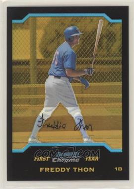 2004 Bowman Draft Picks & Prospects - Chrome - Gold Refractor #BDP13 - Freddy Thon /50