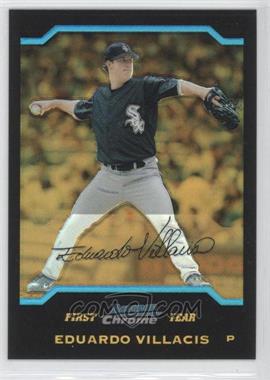 2004 Bowman Draft Picks & Prospects - Chrome - Gold Refractor #BDP25 - Eduardo Villacis /50