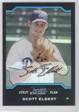 2004 Bowman Draft Picks & Prospects - Chrome - Refractor #BDP63 - Scott Elbert