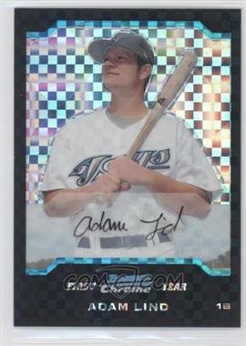 2004 Bowman Draft Picks & Prospects - Chrome - X-Fractor #BDP111 - Adam Lind /125