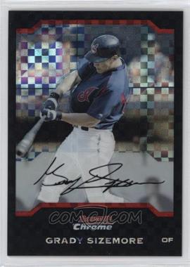 2004 Bowman Draft Picks & Prospects - Chrome - X-Fractor #BDP17 - Grady Sizemore /125