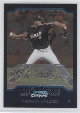 2004 Bowman Draft Picks & Prospects - Chrome #BDP154 - Merkin Valdez