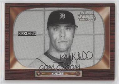 2004 Bowman Heritage - [Base] - Black & White #319 - Kody Kirkland