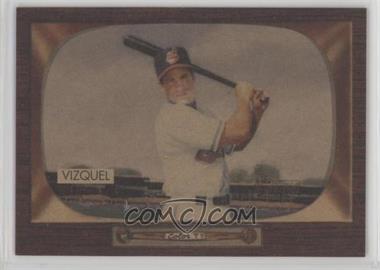 2004 Bowman Heritage - [Base] - Mahogany #186 - Omar Vizquel /25