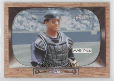 2004 Bowman Heritage - [Base] #40.2 - Victor Martinez (Pedro Martinez Bio and Stats)