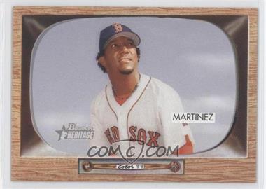 2004 Bowman Heritage - [Base] #48.2 - Pedro Martinez (Victor Martinez Bio and Stats)