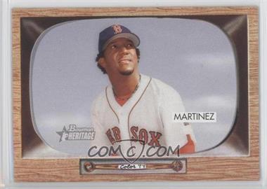 2004 Bowman Heritage - [Base] #48.2 - Pedro Martinez (Victor Martinez Bio and Stats)
