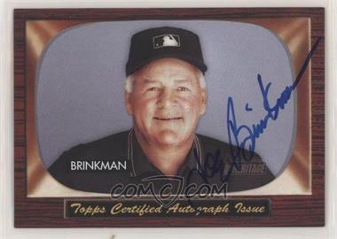 2004 Bowman Heritage - Signs of Authority #SA-JB - Joe Brinkman