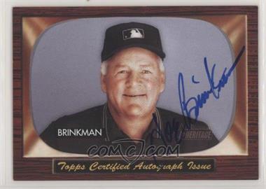 2004 Bowman Heritage - Signs of Authority #SA-JB - Joe Brinkman