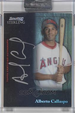 2004 Bowman Sterling - [Base] - Black Refractor #BS-AC - Alberto Callaspo /25