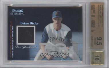 2004 Bowman Sterling - [Base] - Black Refractor #BS-BB - Brian Bixler /25 [BGS 9.5 GEM MINT]