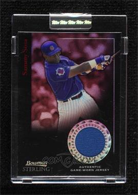 2004 Bowman Sterling - [Base] - Black Refractor #BS-SS - Sammy Sosa /16 [Uncirculated]