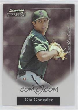 2004 Bowman Sterling - [Base] - Refractor #BS-GIG - Gio Gonzalez /199
