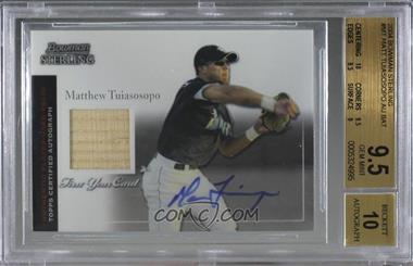 2004 Bowman Sterling - [Base] #BS-MT - Matt Tuiasosopo [BGS 9.5 GEM MINT]